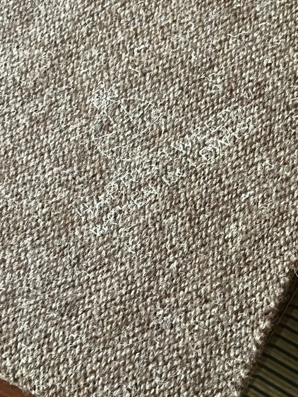 Designer Heavy Duty Textured Harris Tweed fabric- Neutral Taupe